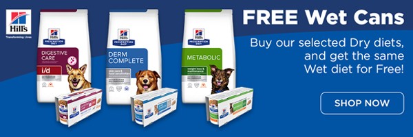 Free wet foods when you buy selected dry foods