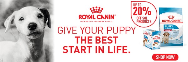 Save 20% on Royal Canin Start of Life Puppy Foods