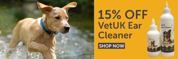 15% off VetUK Ear Cleaner