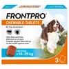 FRONTPRO Chewable Tablets Flea and Tick Treatment for Dogs (10 - 25kg)