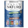 Naturo Adult Grain & Gluten Free Wet Dog Food Tins (Tuna with Chicken in Herb Jelly)