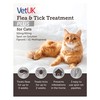 VetUK Flea and Tick Treatment Plus for Cats (3 Pipettes)