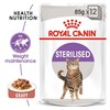 Royal Canin Sterilised Adult Wet Cat Food in Gravy