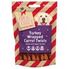 Rosewood Cupid & Comet Turkey Wrapped Carrot Twist Dog Treat
