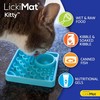 LickiMat Classic Kitty Slow Feeder (Green)