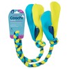 Coachi Play Tuggi Tug Dog Toy (Navy, Lime & Light Blue)