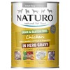 Naturo Adult Grain & Gluten Free Wet Dog Food Tins (Chicken in Herb Gravy)