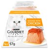 Purina Gourmet Revelations Mousse Wet Cat Food (4 x 57g)