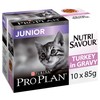 Purina Pro Plan NutriSavour Junior Kitten Wet Food (Turkey)