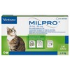 Milpro 16mg/40mg Worming Tablets for Cats (4 Pack)