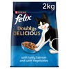 Felix Doubly Delicious Dry Cat Food (Salmon & Vegetables) 2kg