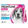 FRONTLINE Tri-Act Flea and Tick Treatment for Medium Dogs (3 Pipettes)