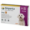 Simparica 10mg Chewable Tablets (Pack of 3)