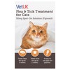 VetUK Flea and Tick Treatment for Cats (4 Pipettes)