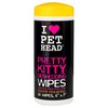 Pet Head Pretty Kitty Deshedding Wipes for Cats (50 Wipes)