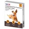 VetUK 100mg Imidacloprid Flea Treatment for Dogs 4 - 10kg (3 Pipettes)