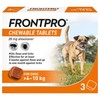 FRONTPRO Chewable Tablets Flea and Tick Treatment for Dogs (4 - 10kg)