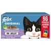 Felix Adult Cat Food in Jelly Pouches (Mixed Selection)