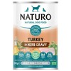 Naturo Adult Grain & Gluten Free Wet Dog Food Tins (Turkey in Herb Gravy)