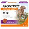 FRONTPRO Chewable Tablets Flea and Tick Treatment for Dogs (25 - 50kg)