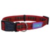 Dog & Co Adjustable Tartan Collar (Red)