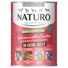 Naturo Adult Grain & Gluten Free Wet Dog Food Tins (Salmon with Chicken in Herb Jelly)