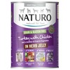 Naturo Adult Grain & Gluten Free Wet Dog Food Tins (Turkey with Chicken in Herb Jelly)