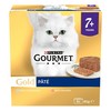 Purina Gourmet Gold Pate Senior Wet Cat Food Tins (Fish Selection)
