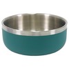 Rosewood Double-Wall Stainless Steel Premium Bowl (Teal)