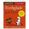 Forthglade Grain Free Complementary Adult Wet Dog Food (Just Beef)
