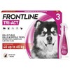 FRONTLINE Tri-Act Flea and Tick Treatment for Extra Large Dogs (3 Pipettes)