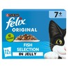 Felix Original Senior 7+ Cat Food in Jelly (Fish Selection)