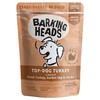 Barking Heads Adult Wet Dog Food Pouches (Top Dog Turkey)