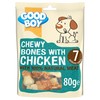 Good Boy Pawsley & Co Chewy Bones with Chicken 80g