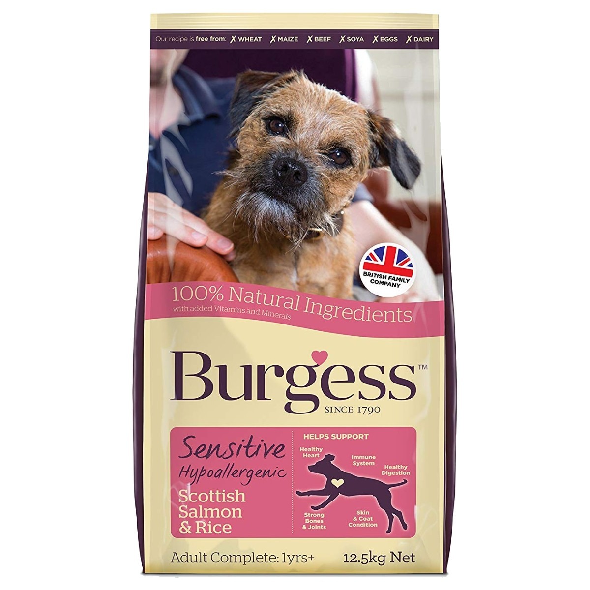 Burgess Sensitive Adult Dog Food 