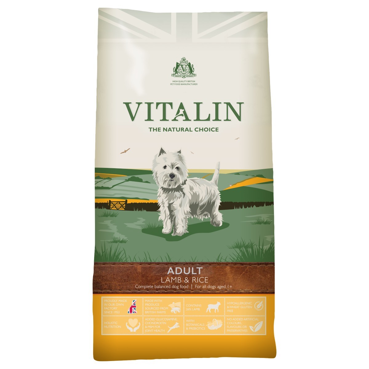 vitalin senior lite dog food 12kg