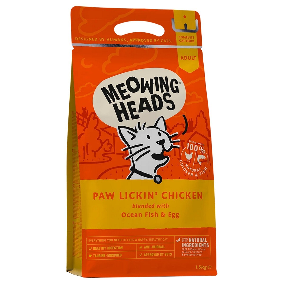 Meowing heads 2025 cat food