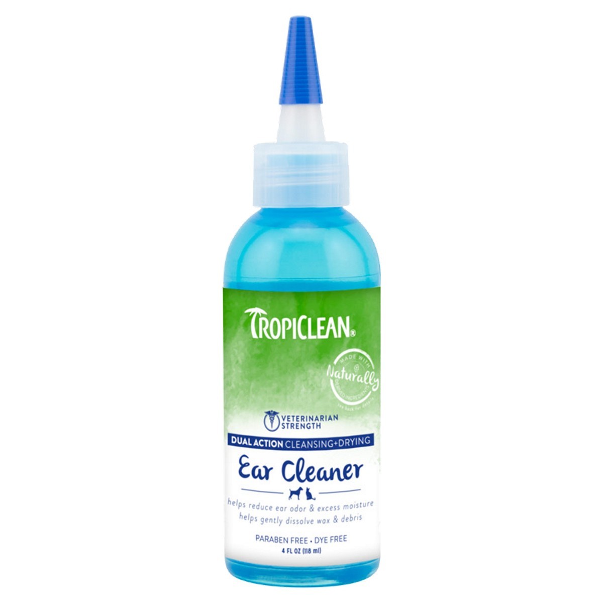 Dual Action Ear Cleaner for Pets - Tropiclean