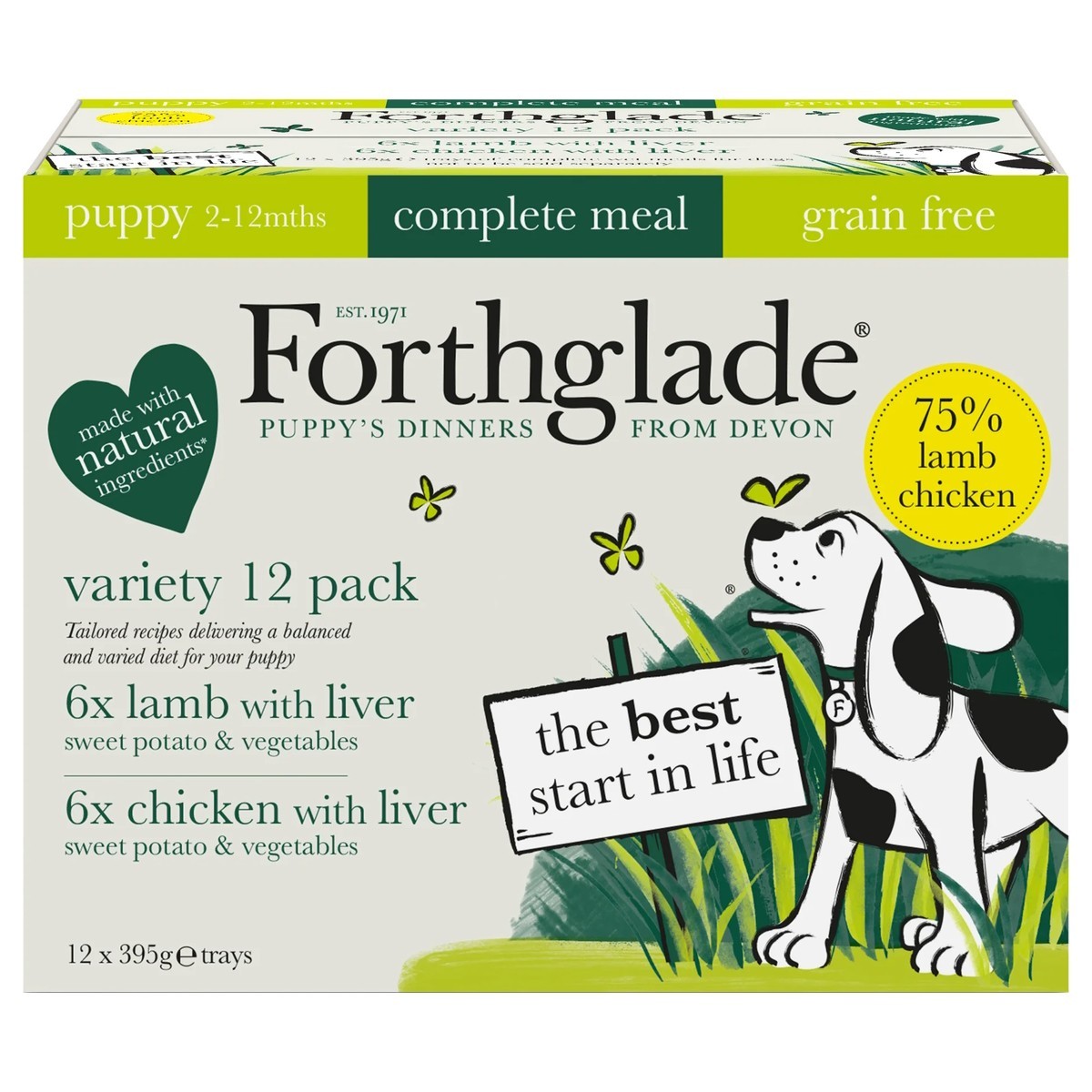 Forthglade puppy 2025 grain free