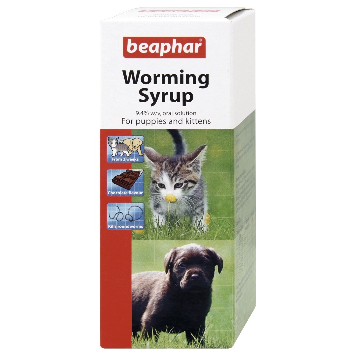 beaphar worming syrup for kittens and puppies 45ml