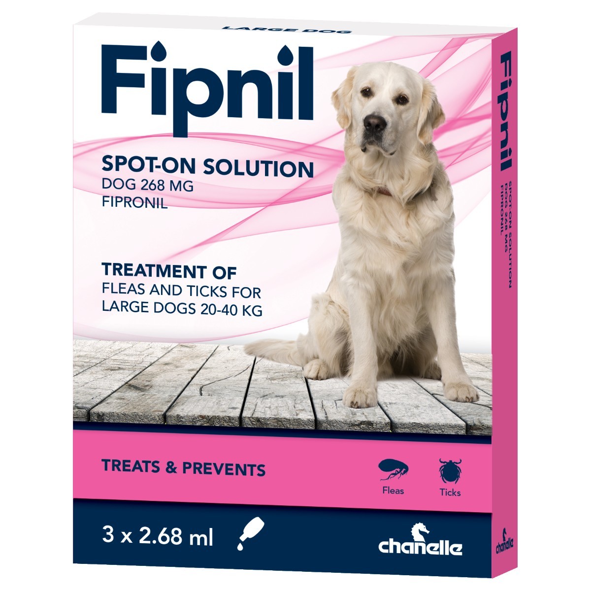 large dog flea and tick treatment