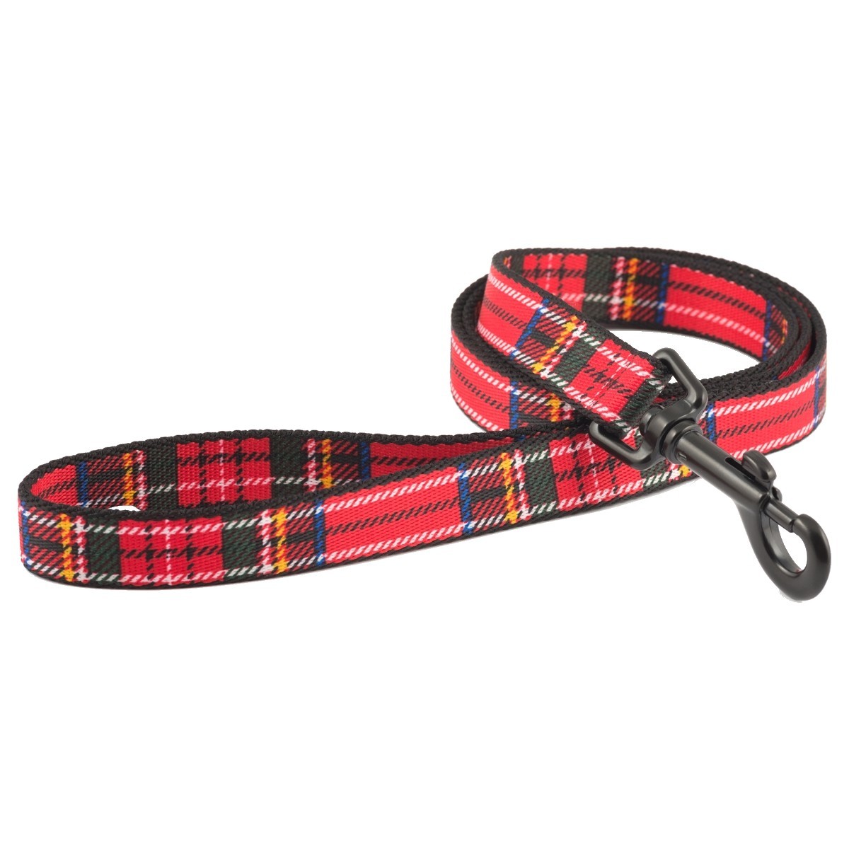 tartan dog lead