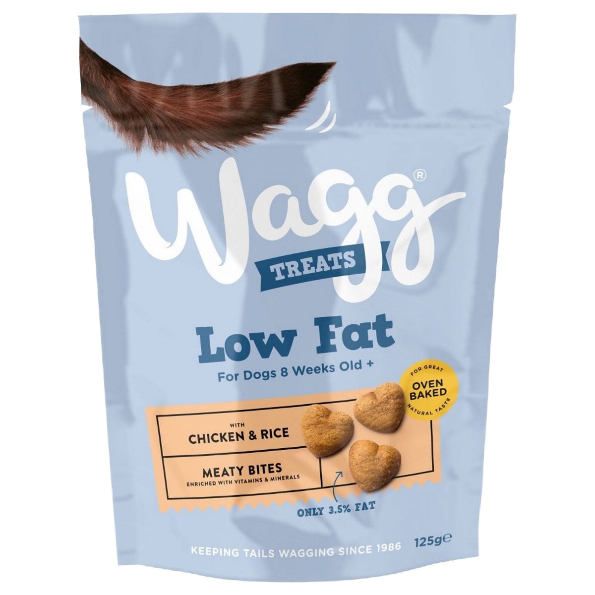 wagg low fat treats 500g