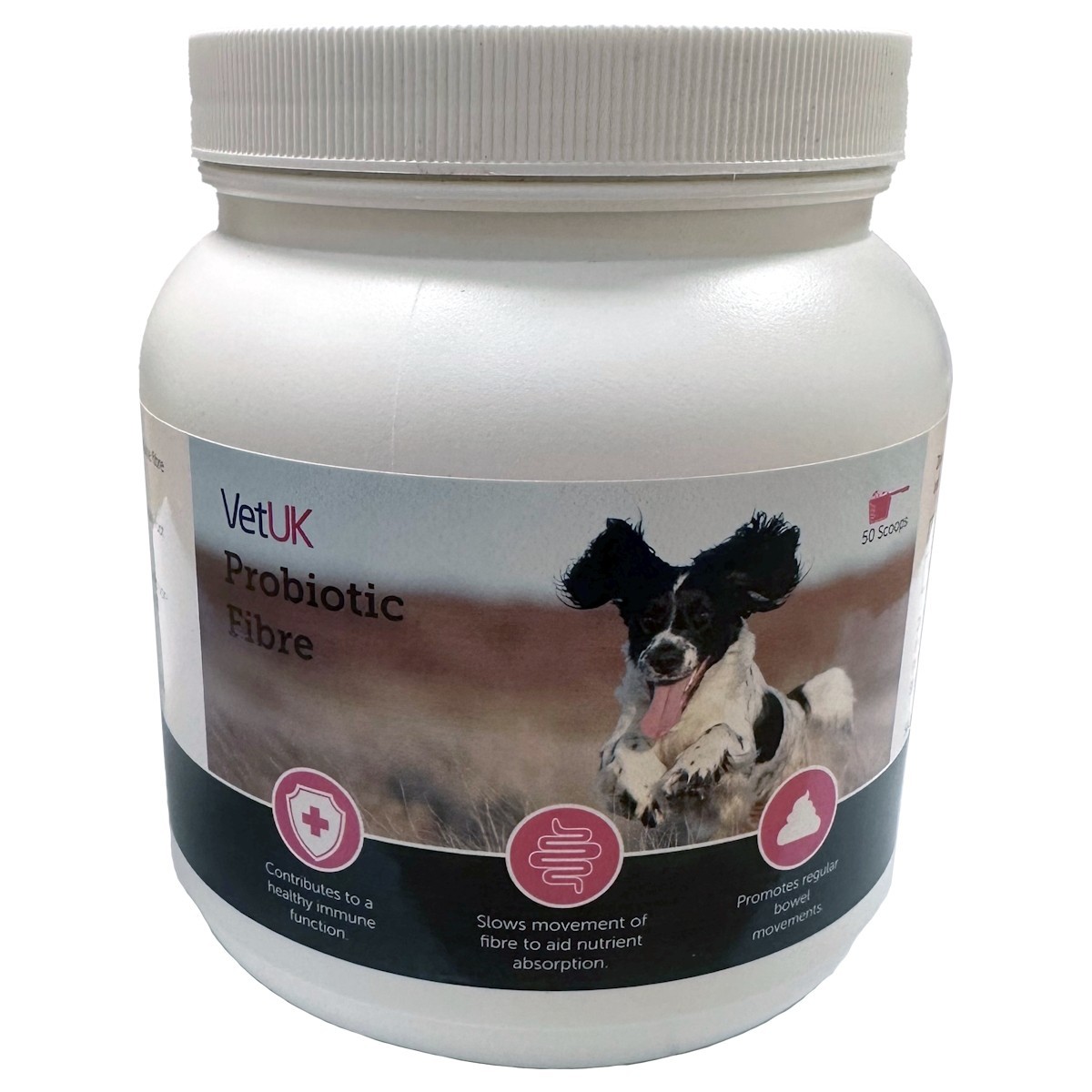 VetUK Probiotic Fibre for Dogs 500g From 10.19