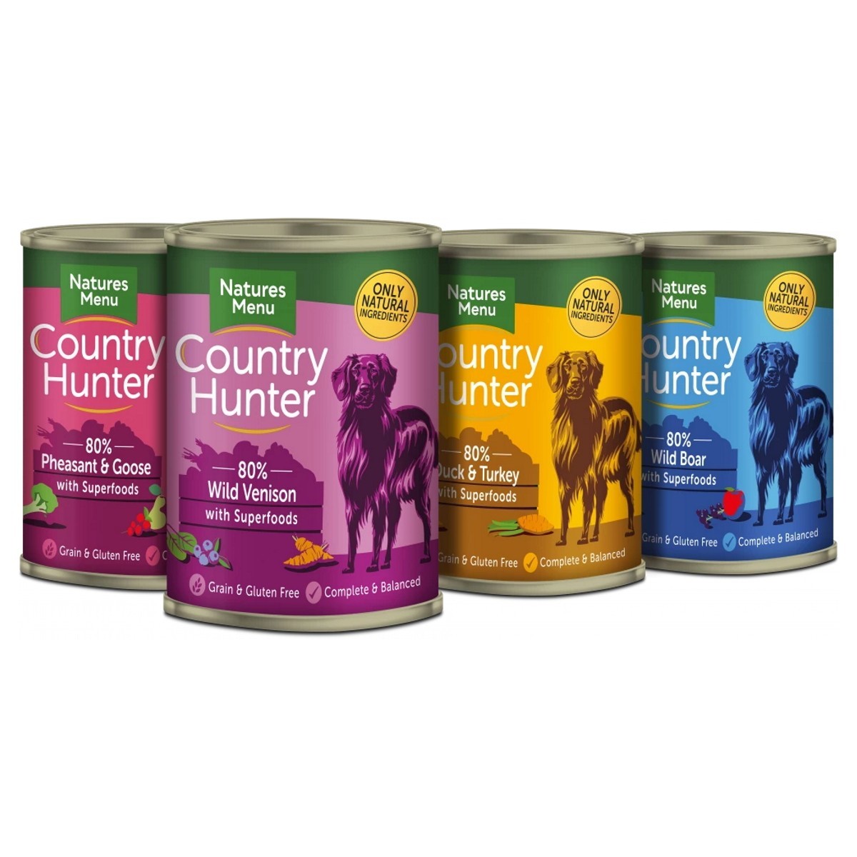 Natures menu country hunter venison and clearance blueberries dog food