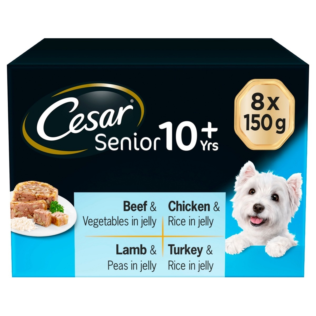 cesar dog food senior