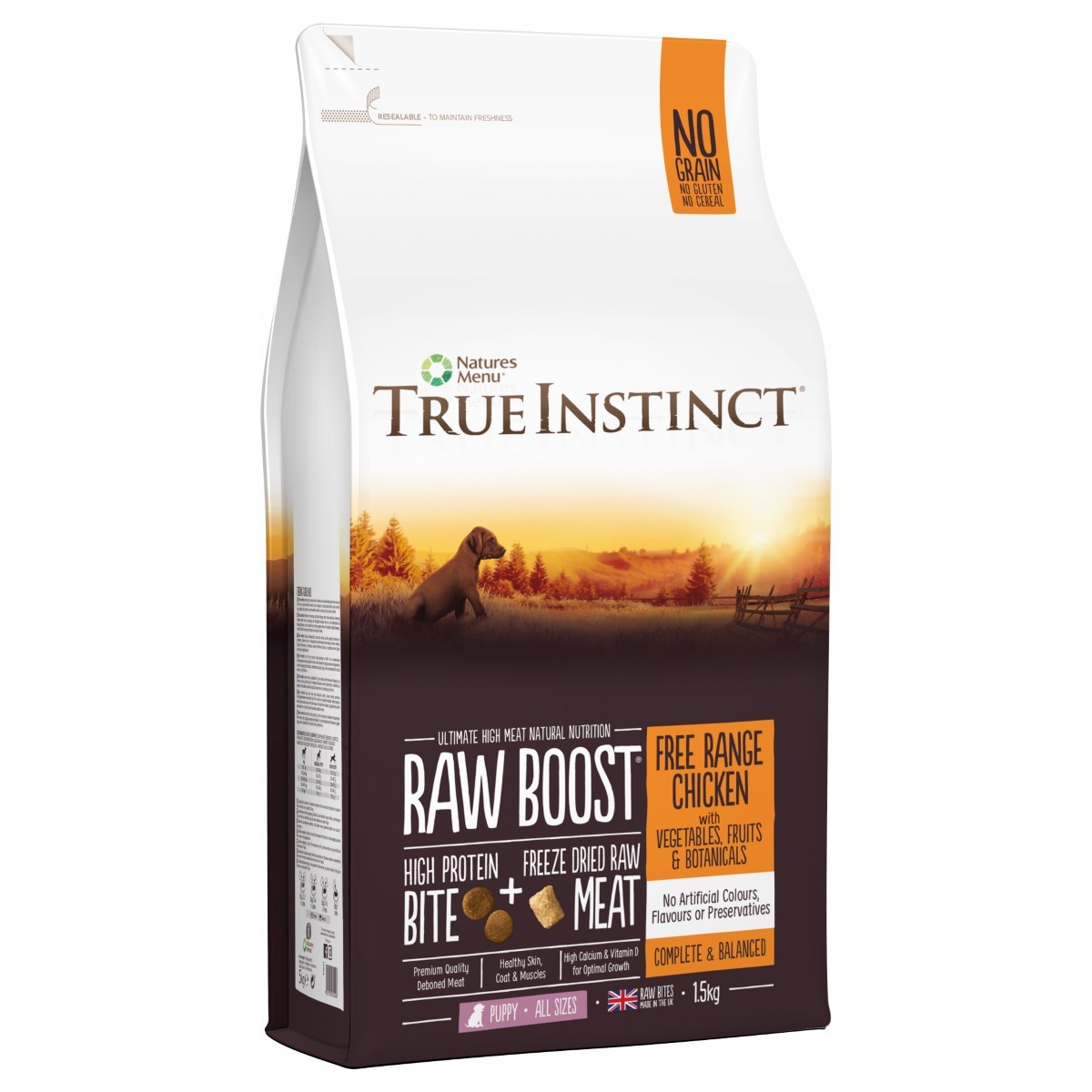 instinct raw boost large breed puppy food