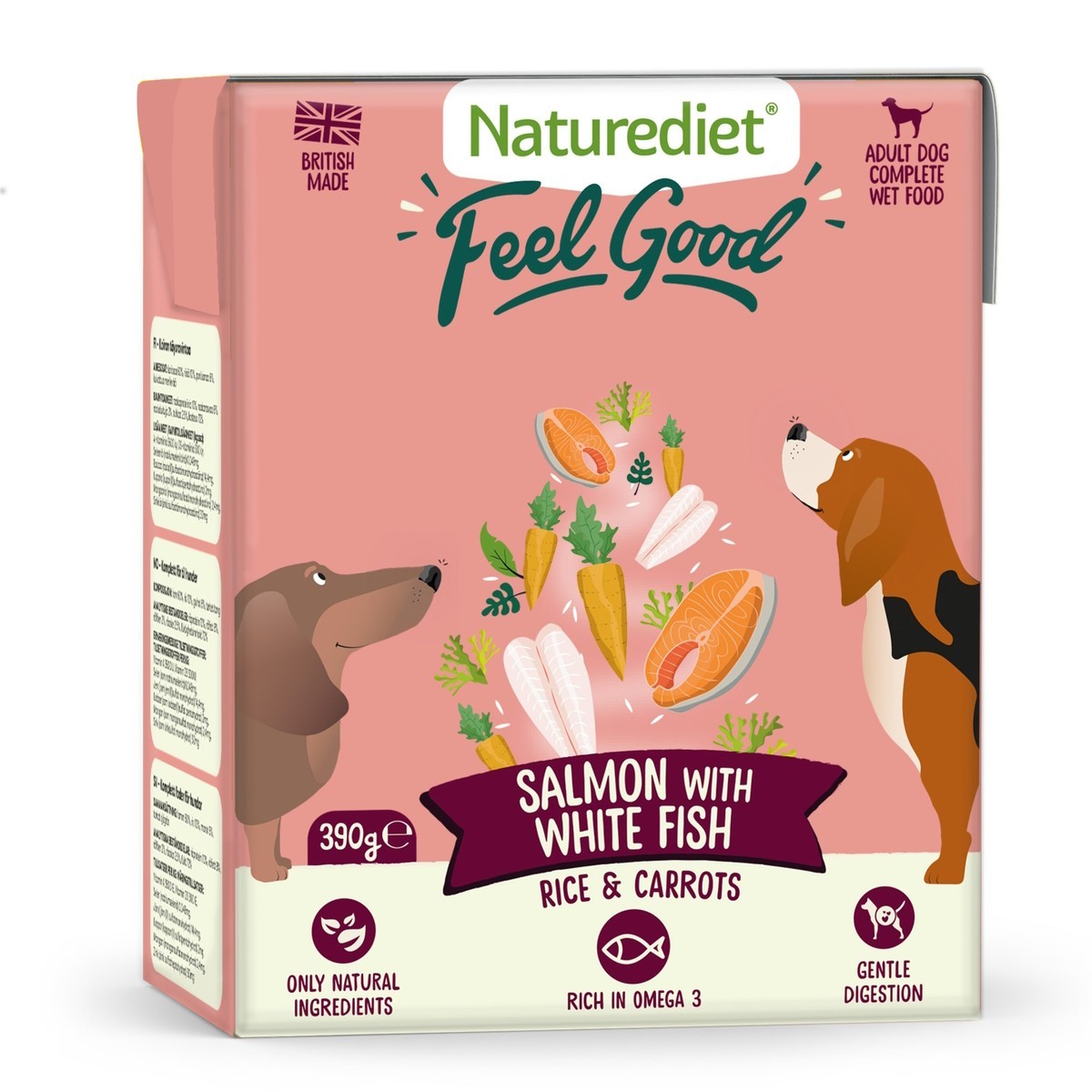 Naturediet Feel Good Wet Food for Adult Dogs Salmon From 23.30