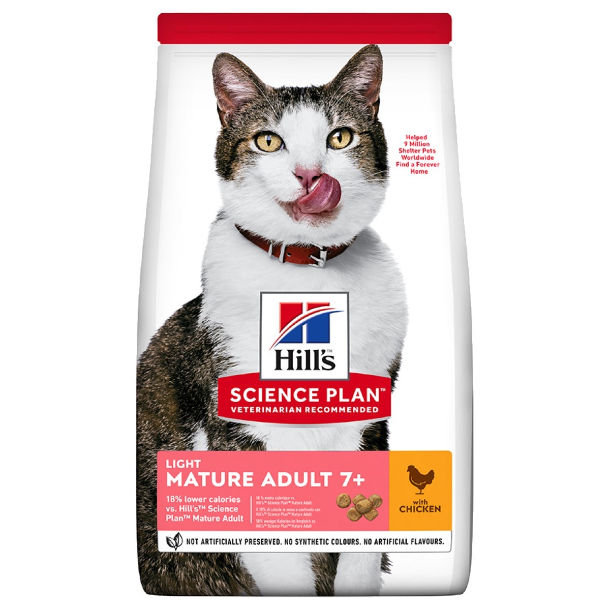 Hills Science Plan Mature Adult 7+ Dry Cat Food (Chicken) - From £15.23