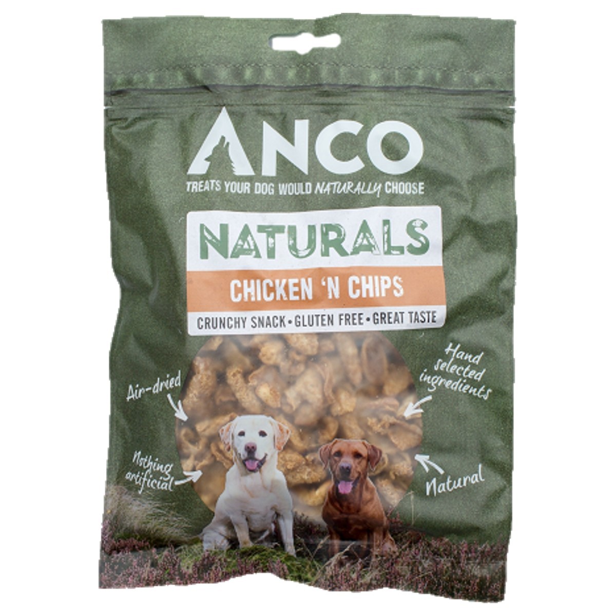 dog chicken chips